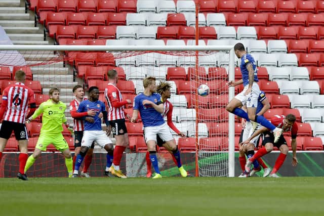 Charlton take the lead in the first half at the Stadium of Light