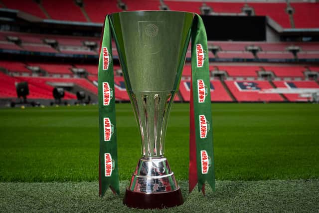 The Papa John's Trophy final will be contested at Wembley next month