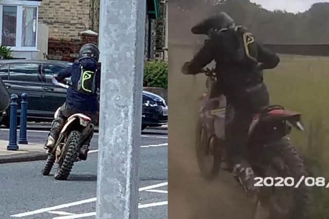 It is hoped this rider can be traced through the Durham Constabulary appeal.