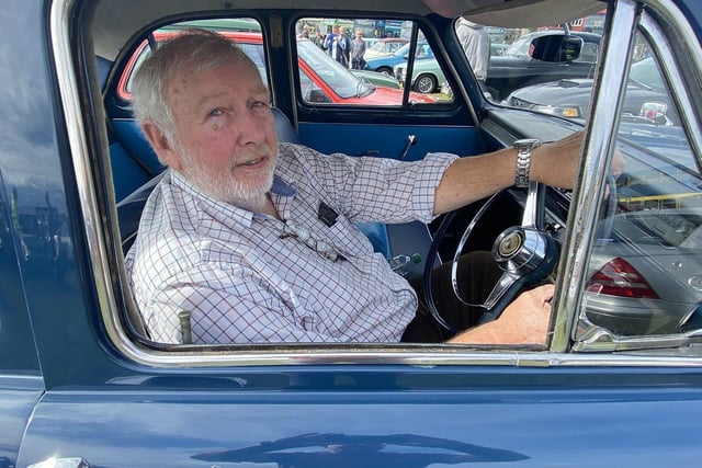 Driver Bob Moody in the drivers seat of his 1959 Consul. Vintage car and bus rally, held at Seaburn Recreational Ground.Picture by FRANK REID