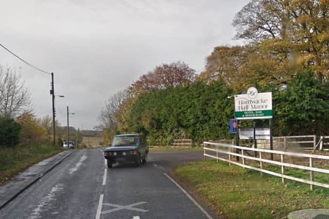 The collision happened on the B1281 Hesleden Road. Image copyright Google Maps.