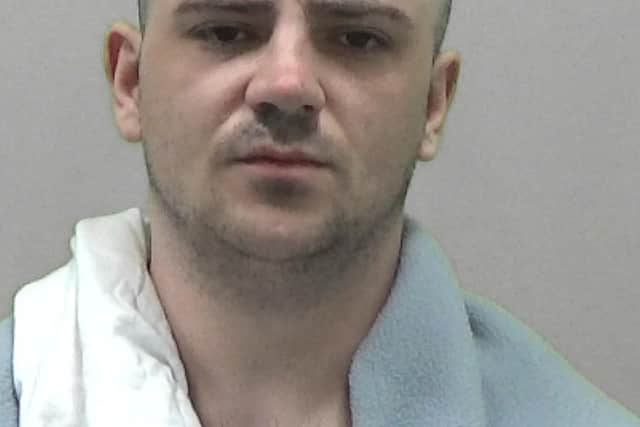 George Farrell has been jailed for harassing his former partner after he was released from jail.
