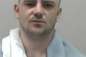 George Farrell has been jailed for harassing his former partner after he was released from jail.