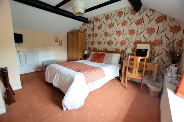The guest house's family room is a large double room, which can accommodate an additional single bed.