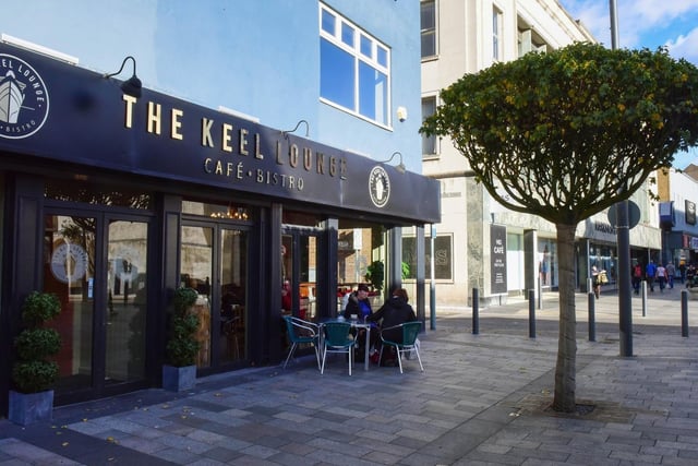 A really popular coffee spot thanks to its friendly service and good prices, The Keel Lounge in High Street West is another of the larger coffee shops if you're out as a family. Unlike, some of the other coffee shops, it's open seven days a week.