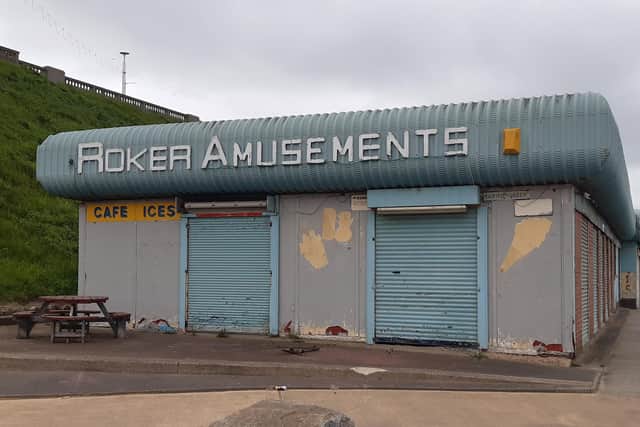 The Old Roker Amusements building, Sunderland (June, 2023)