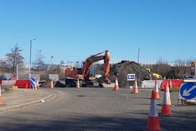 Trimdon Street Roundabout works