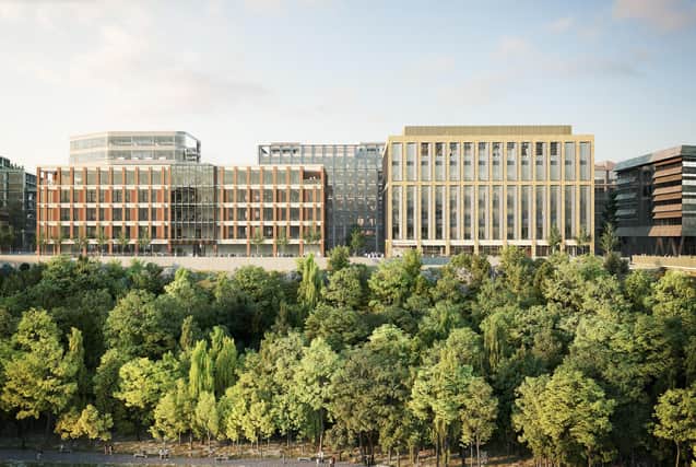 Image of the new Riverside office buildings.