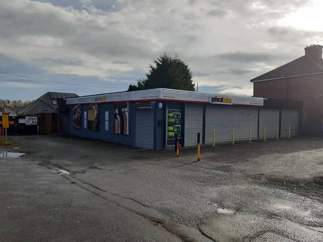 Former car showroom site off Station Road, Hetton (February, 2024)