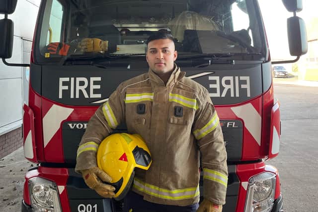 Firefighter Tambir Ali