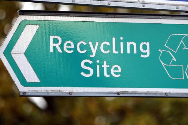 2,000 tonnes of Sunderland waste being rejected at recycling centres.