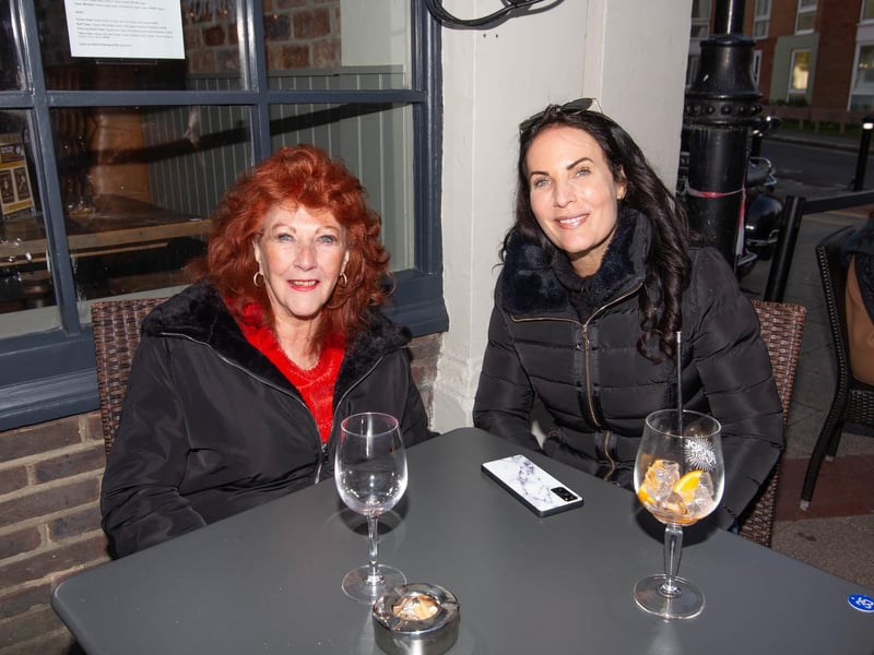 Lionie Jones and Taryn Thomson at Southsea Village, Southsea
Picture: Habibur Rahman