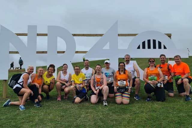 Following the success of the accumulative mileage in the summer, runners decided to boost fundraising efforts with the Great North Run.