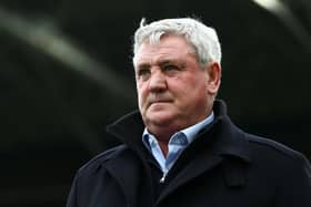 LONDON, ENGLAND - FEBRUARY 22: Steve Bruce, Manager of Newcastle United looks on prior to the Premier League match between Crystal Palace and Newcastle United at Selhurst Park on February 22, 2020 in London, United Kingdom. (Photo by Jordan Mansfield/Getty Images)