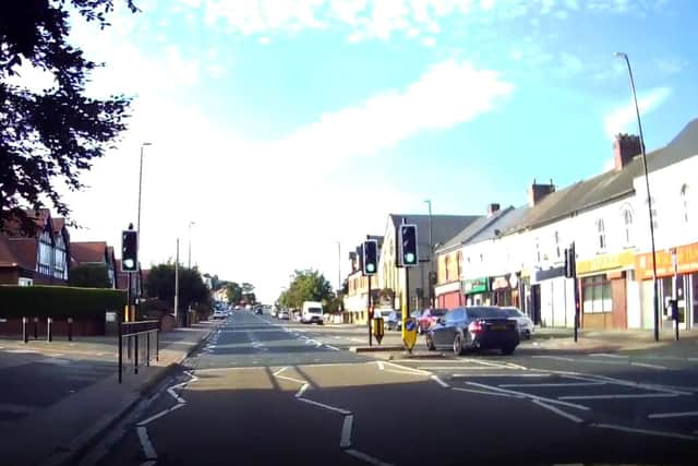 Aaron Lee, 27, of Merle Terrace, Pallion, Sunderland, was caught on camera powering down the single lane Newcastle Road at Roker at 6.10pm on Friday, August 23, last year.