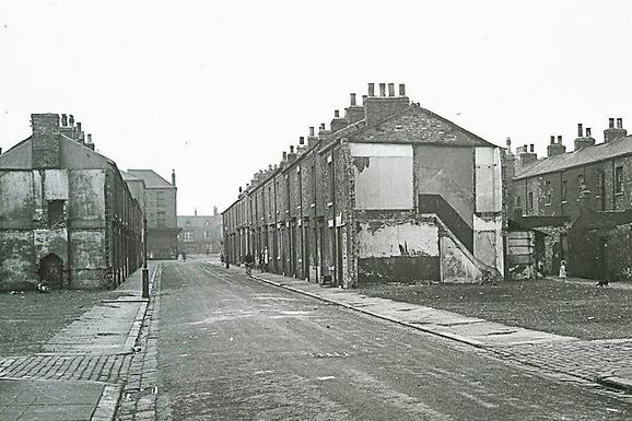 James Street as it looked towards Lynn Street from Mainsforth Terrace. Photo: Hartlepool Library Service
