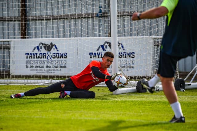 Look assured without being tested too often. Good presence in his area and is very good under a high ball. Has been offered pro terms at the club and it is easy to see why. 7