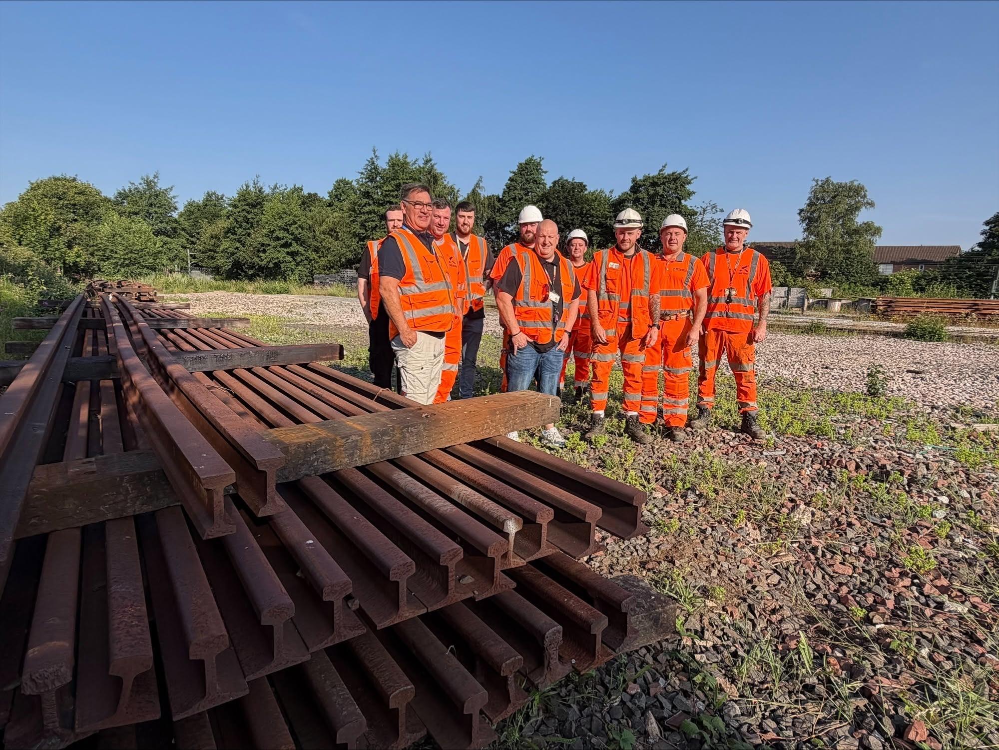 Metro track given new lease of life in memorial to Sunderland soldier