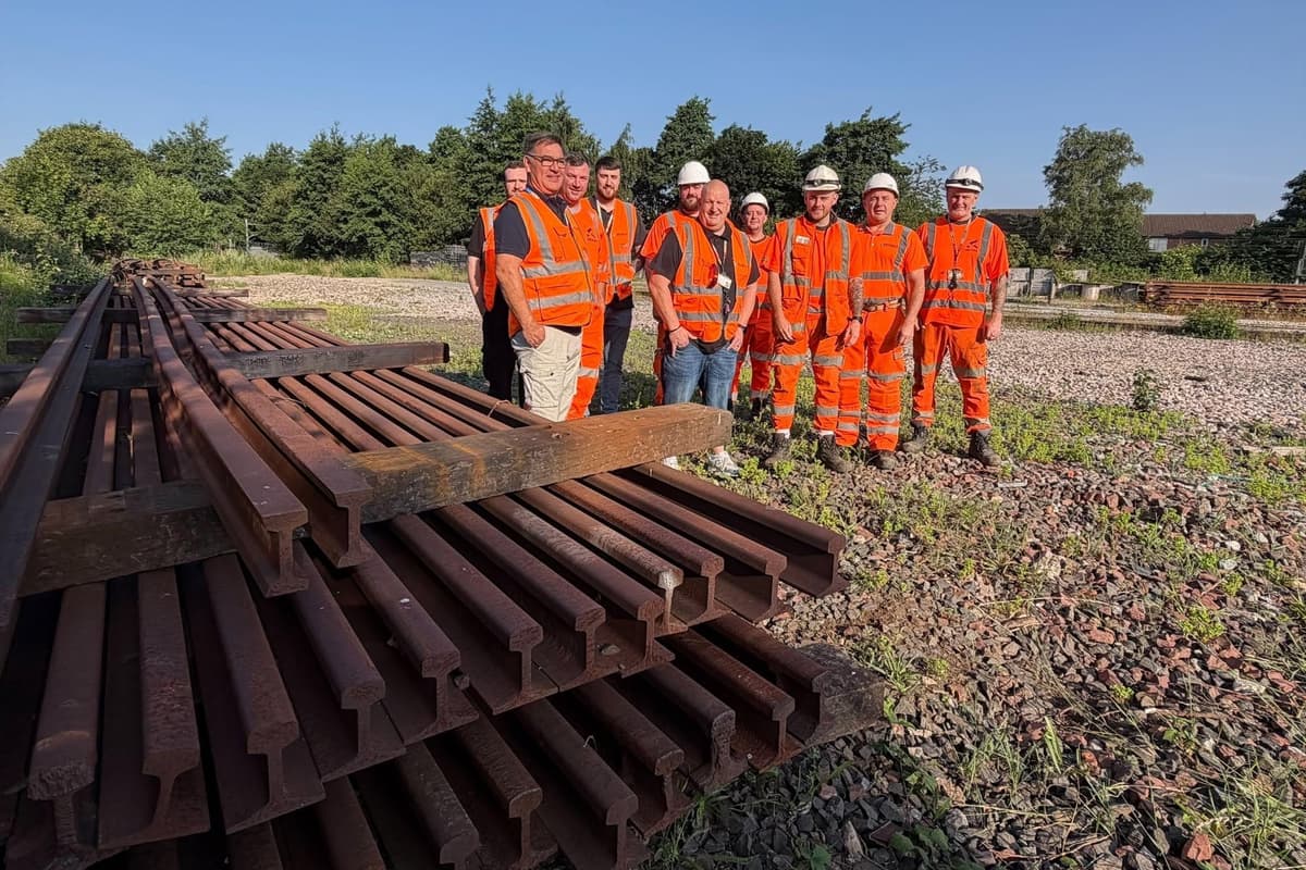 Metro track given new lease of life in memorial to Sunderland soldier