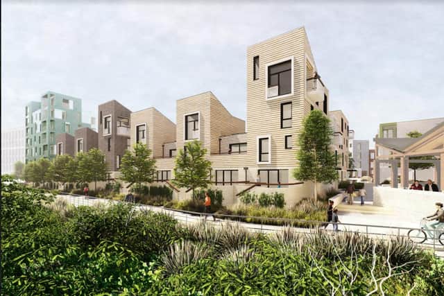 How the new homes could look on the Vaux site
