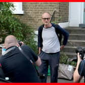 Dominic Cummings leaves his north London home the day after he a gave press conference over allegations he breached coronavirus lockdown restrictions. Photo credit: Yui Mok/PA Wire