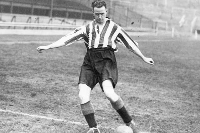Patsy Gallacher scored two of the Sunderland goals against Everton on Christmas Day in 1934.