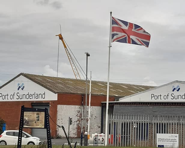 The Union flag returned to being flown at full mast at Port of Sunderland.