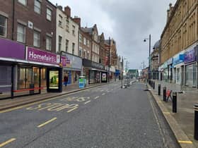 Fawcett Street this morning