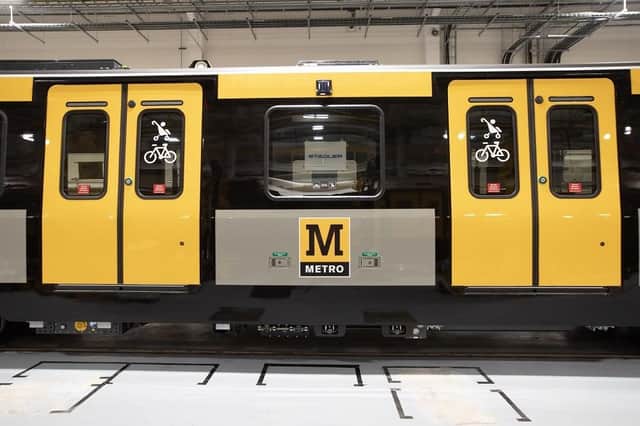How the new trains look from the side