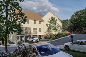 3D street scene visual of proposed housing development at site of The Cavalier public house in Silksworth. Picture Credit: Fitz Architects