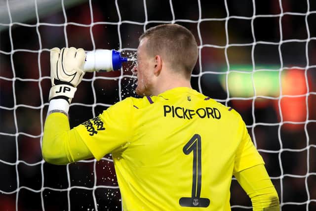 Jordan Pickford took to Instagram on Saturday, March 14 to allay fears. Picture: PA.