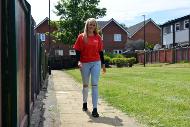 Lyndsay Ritson is taking on a charity walk for North East Hearts With Goals.