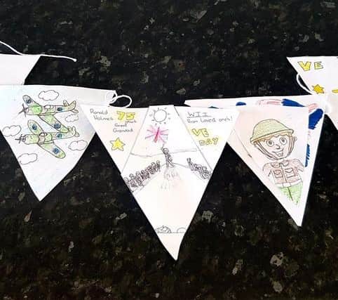 Some of the bunting
