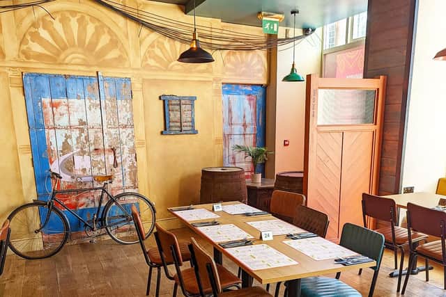 The new restaurant has transformed the once empty unit