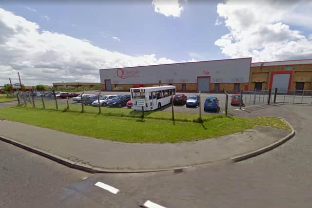 The break-in happened at QC Space in Cook Way, Peterlee. Image copyright Google Maps.