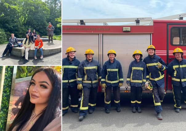 Meg Baines, 22, from Ryhope, in Sunderland, has thanked Tyne and Wear Fire and Rescue Service for helping her turn her life around.
