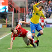 Nathan Broadhead playing for Sunderland at Charlton. Picture by FRANK REID