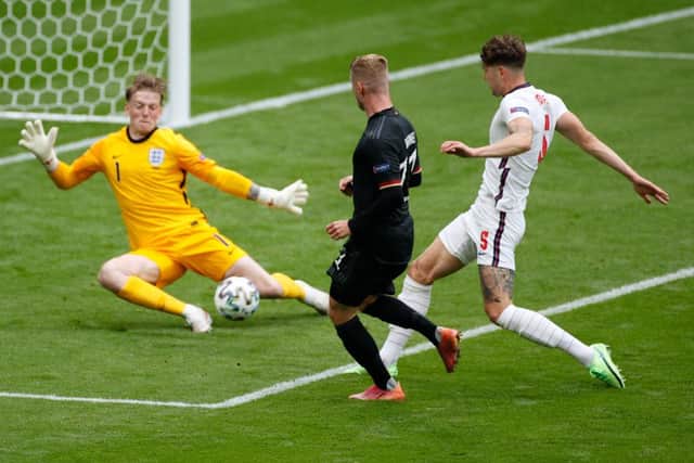 Jimmy thought Jordan Pickford's first half save from Germany's Timo Werner  was 'top class'