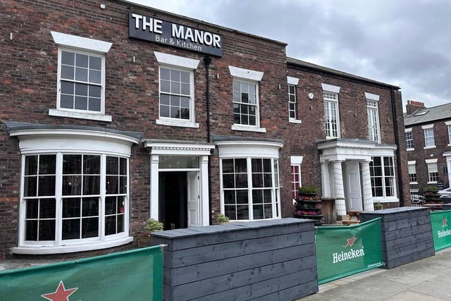 Manor Bar is one in a number of good independent bars and restaurants to visit in the Sunniside quarter - with a sun trap beer garden at the front.