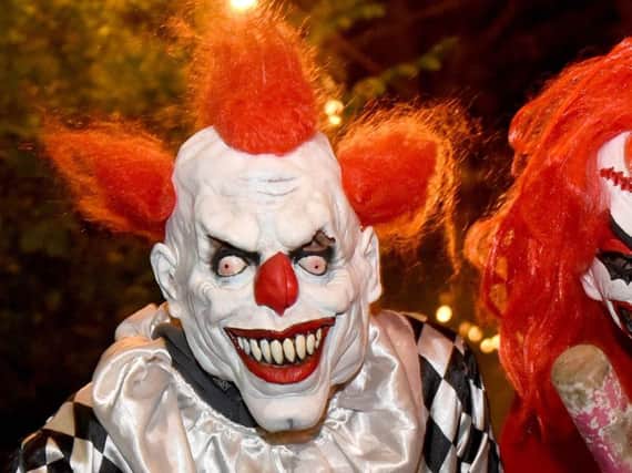 People dressed as clowns have been scaring children across Newcastle.