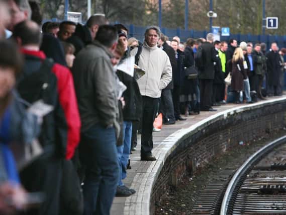 Leaves on the line can be a source of frustrating delays for rail passengers.