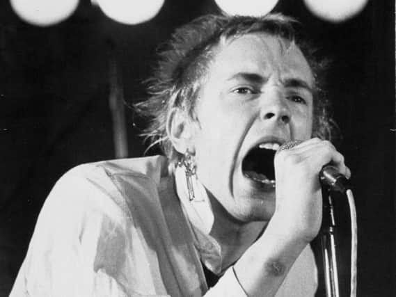 Johnny Rotten of the Sex Pistols, who kick-started the UK punk explosion in 1976.