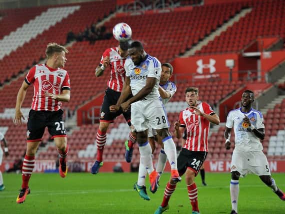 Victor Anichebe made his first start at Southampton