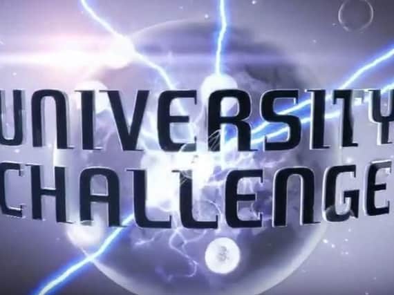 Do you watch University Challenge? Picture: YouTube.