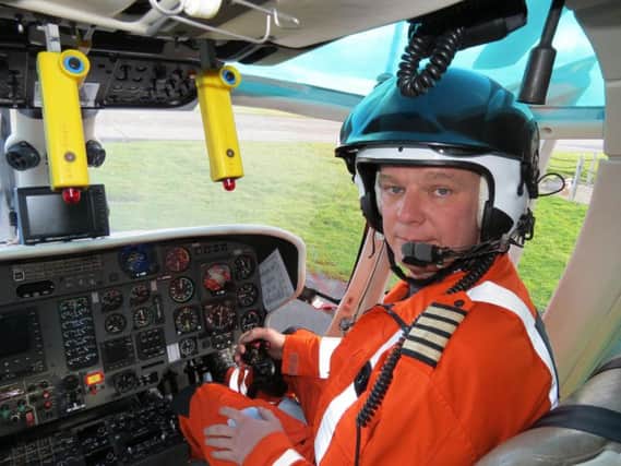 Great North Air Ambulance Service pilot Keith Armatage.