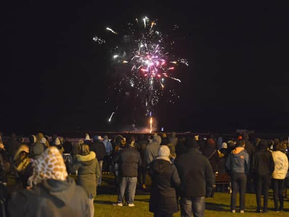 Crowds lined the seafront to watch the fireworks display which marked the end of Sunderland Illuminations. Pic: North News.