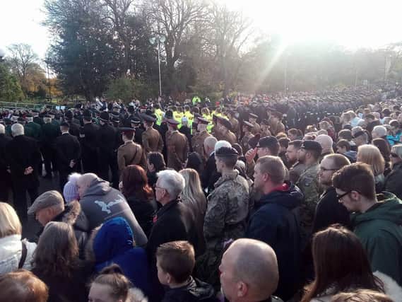 Thousands line streets of Sunderland to pay their respects on Remembrance Sunday