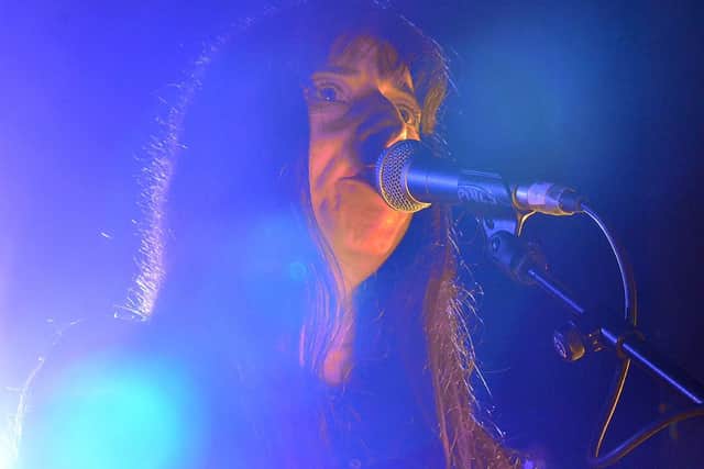 Pixies bassist Paz Lenchantin performing at the O2 Academy in Newcastle. Pic: Gary Welford.