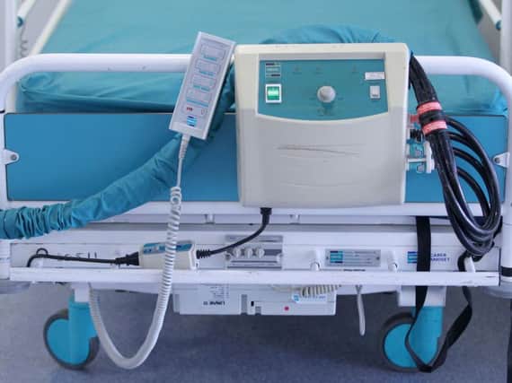 Hospitals have been told to cease planned operations, to make sure beds are available over Christmas. Pic: PA.
