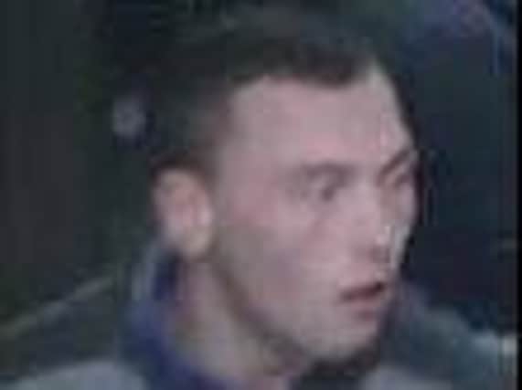 Police want to speak to this man in connection with an incident at McDonald's in Peterlee.